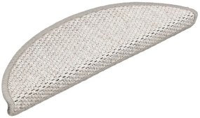 Elegancki zestaw 15 materiałowych nakładek na schody platynowy P0-K12