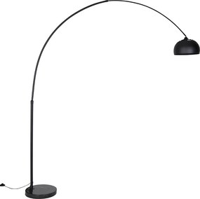 Nowoczesna lampa łukowa podłogowa czarna - XXL