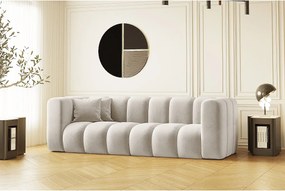 Sofa modułowa trzyosobowa Grand, tkanina Salvador, Jasnoszary