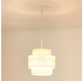 Brilagi - Lampa wisząca SPACE YUTE 1xE27/15W/230V pr. 25 cm kremowa/biała