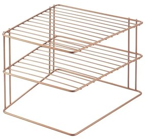 Stalowa dodatkowa półka w kolorze miedzi 25x25 cm Palio – Metaltex