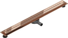 Mexen Flat 360° M18 odpływ liniowy obrotowy 100 cm, różowe złoto - 1623100-40