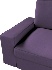 Pokrowiec na sofę Kivik 2-osobową, nierozkładaną kolor fioletowy tkanina strukturalna