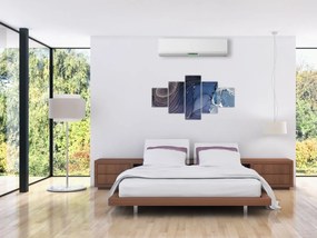 Obraz - Atrament marmurkowy (125x70 cm)