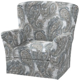 Pokrowiec na fotel Tomelilla wysoki z zakładkami