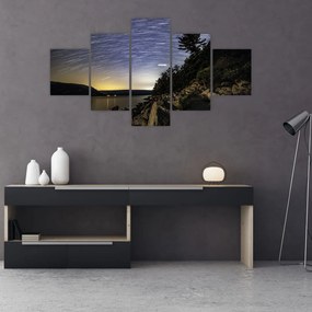 Obraz - niebo podczas zachodu słońca (125x70 cm)