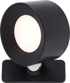Zestaw 4 nowoczesnych lamp ściennych i sufitowych czarnych z możliwością ładowania LED - Bright