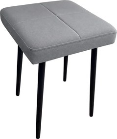 Taboret MAX podstawa czarna : Kolor Stelaża - Czarny , Kolor tkaniny - EKO-SKÓRA - 22D, Typ tkaniny - Eko-skóra