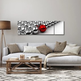 Obraz błyszczących kulek (170x50 cm)