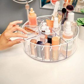 Organizer łazienkowy na kosmetyki z plastiku z recyklingu Cosmetic Carousel – iDesign