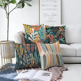 Zestaw 4 poszewek na poduszki Minimalist Cushion Covers Colorful, 55x55 cm