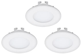 Eglo 94732 - Zestaw 3x LED Oprawa wpuszczana FUEVA 1 1xLED/2,7W/230V