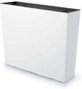 Skrzynka ogrodowa 58 x 18 x 49,8 cm Urbi Case T biała PROSPERPLAST