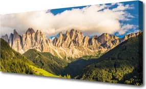 Fotoobraz na płótnie Majestat Gór nad Chmurami