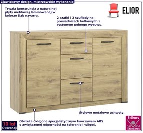 Komoda z szafkami i szufladami - Salmi 7X