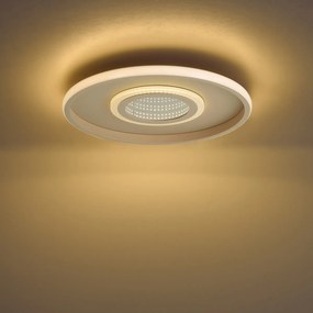 Nowoczesna lampa sufitowa biała z wbudowanym LED i 3-stopniowym przełącznikiem - Frini
