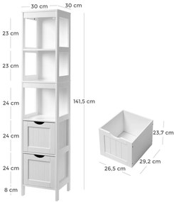 Regał BBC66WT biały