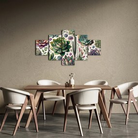 Obraz - Sukulenty (125x70 cm)