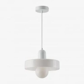 Lampa Sufitowa Wisząca Jaxal Biała - Sklum