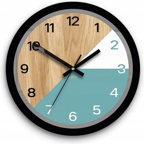 Zegar ścienny nowoczesny z cichym mechanizmem do salonu sypialni okrągły