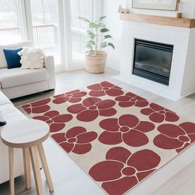 Czerwony chodnik odpowiedni do prania 80x200 cm Red Meadow – Mila Home