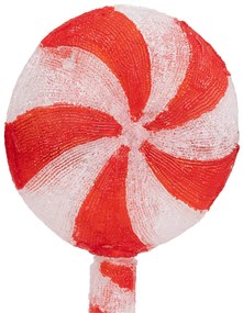 Świąteczna lampa solarna, wbijana, 65 cm
