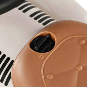 AIYAPLAY Dziecięce Auto do Pocierania, Design Vintage, Ukryty Schowek, System Antywywrotowy, Klakson, 12-36 Miesięcy, Kremowy