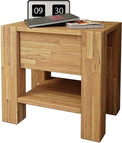 Stolik nocny 0,45x0,43x0,35 m Dąb olejowany Aruba