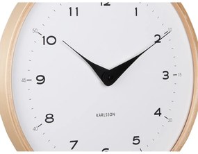 Zegar ścienny Karlsson 5995WH biały, śr. 30 cm