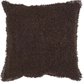 Dekoracyjna grubo tkana poszewka na poduszkę TOLOUSE 50x50 cm, brązowy