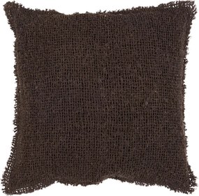 Dekoracyjna grubo tkana poszewka na poduszkę TOLOUSE 50x50 cm, brązowy
