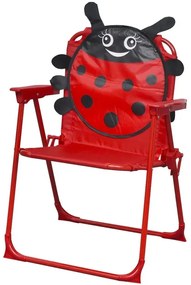 Zestaw mebli ogrodowych dla dzieci czerwony S6-H27