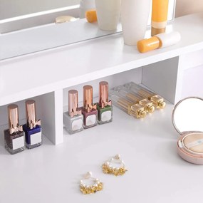 Toaletka z lustrem ANGLE 80x40cm, biała