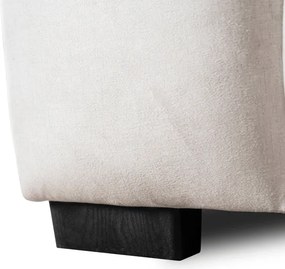 Sofa MODERNO 2S Dwuosobowa Kremowa Welurowa Nowoczesna