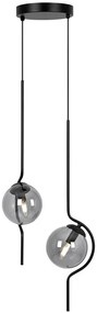 Grafitowa industrialna lampa wisząca P9-L25