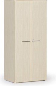 Szafa biurowa z drzwiami PRIMO WOOD, 800 x 500 x 1781 mm, brzoza