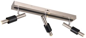 Lampa punktowa LED w czarno-srebrnym kolorze 20,5x63 cm Ikaris – Trio Select