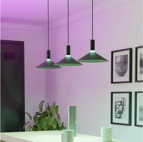 Eglo 902184 - LED RGBW ściemnialny żyrandol na lince CONOMAVILLA-Z 3xLED/7,5W/230V czarny