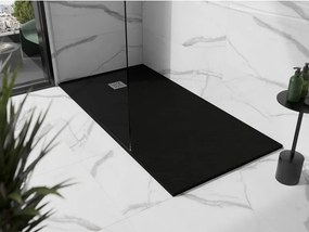 Mexen Stone+ brodzik kompozytowy prostokątny 200 x 90 cm, czarny - 44709020