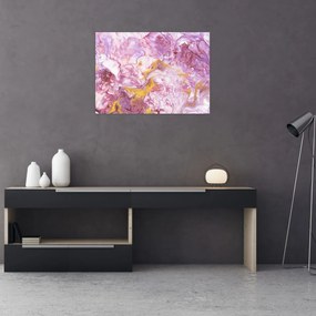 Obraz - Różwa abstrakcja (70x50 cm)
