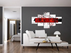 Obraz abstrakcji (125x70 cm)