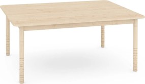 Stół przedszkolny 10-cio osobowy z regulacją wysokości klonowy