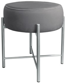 Taboret Pola noga metalowa szara BL14