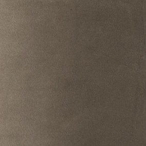 Abażur welurowy taupe 35/35/20 ze złotym wnętrzem