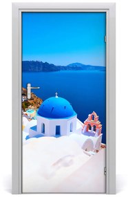 Fototapeta samoprzylepna na drzwi Santorini Grecja