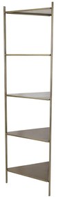 Metalowy regał w kolorze złotym 58,5x200 cm Display – Light &amp; Living