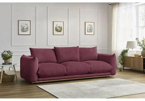 Bordowa sofa 265 cm Ernest – Bobochic Paris