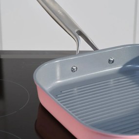 Patelnia aluminiowa do grillowania z powłoką nieprzywierającą ø 28 cm Meda 3.0 – FABINI