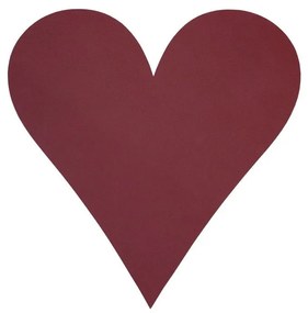 Mata stołowa ze skóry ekologicznej 30x30 cm Heart Nupo – LIND DNA