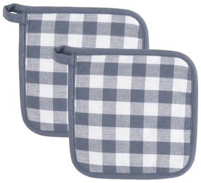 Bawełniane rękawice kuchenne zestaw 2 szt. Gingham – Tiseco Home Studio